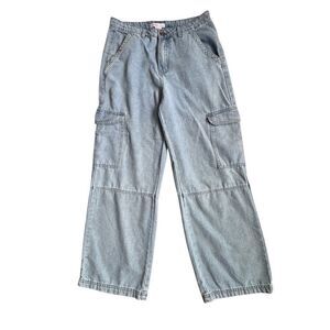 Sincerely Jules Denim Jeans Wide Leg Pockets SZ 29